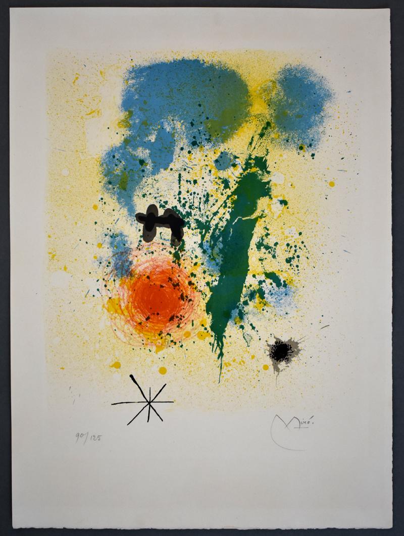  Preface, from: 52 Affiches - Lithograph, Spanish Abstract - Print by Joan Miró
