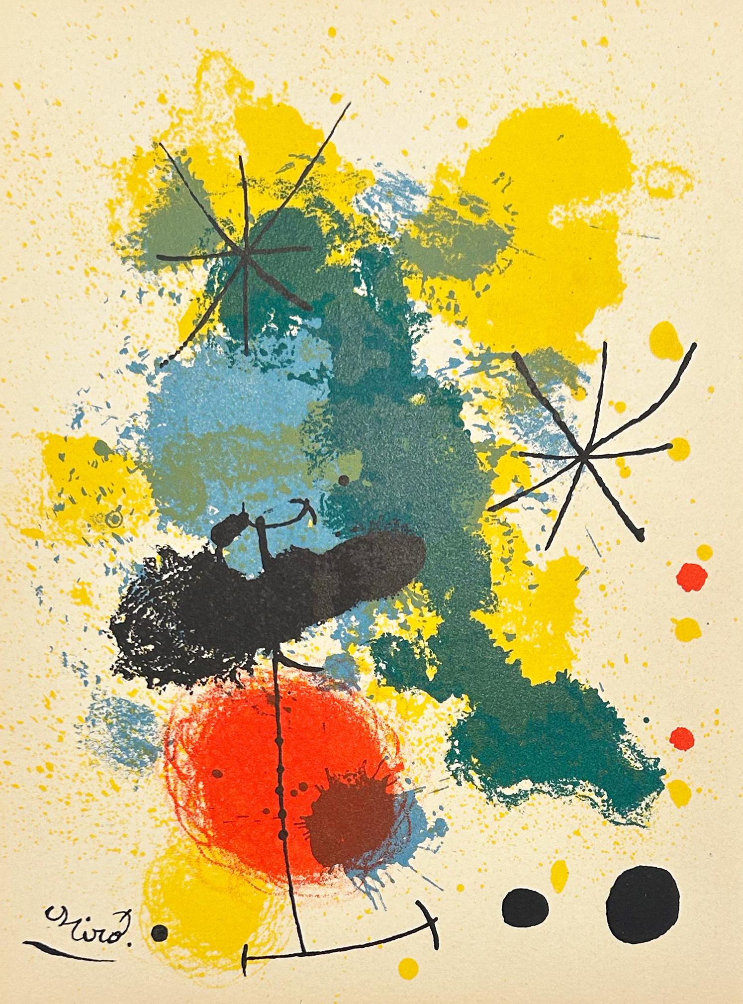 Abstract Print Joan Miró - Prints from the Mourlot Press (Frontispiece)