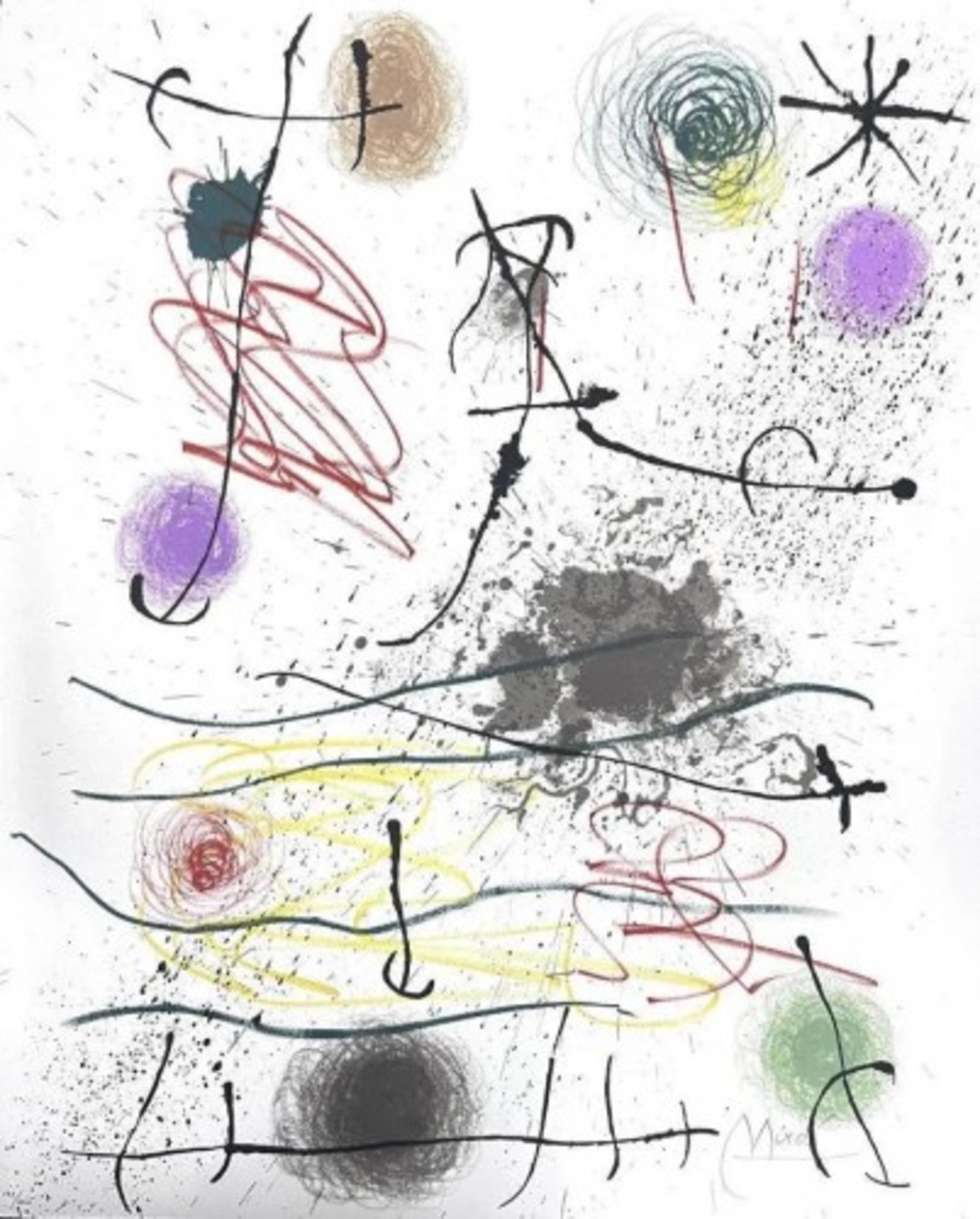 Quelques Fleurs IV - Print by Joan Miró