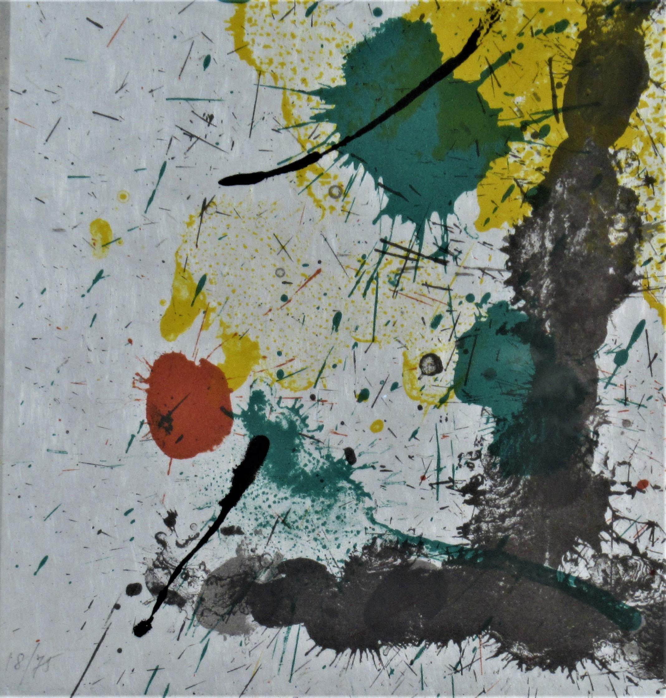 Quelques Fleurs pour des Amis (A Few Flowers for Some Friends) - Abstract Print by Joan Miró