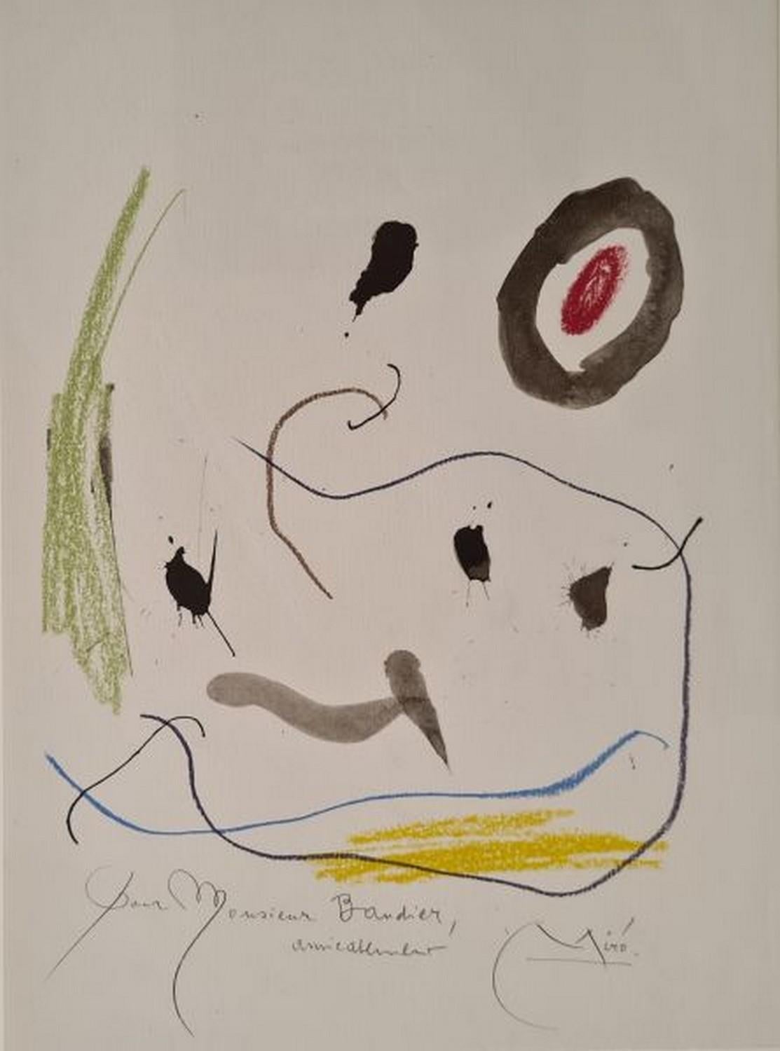 Joan Miró Abstract Print -  Quelques fleurs pour des amis 