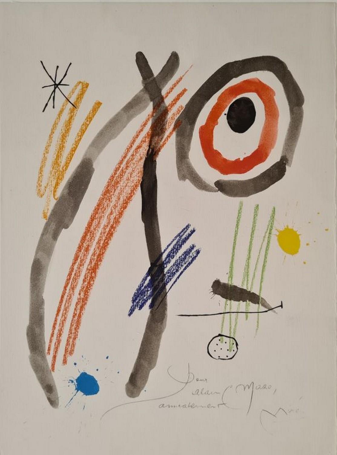Joan Miró Abstract Print –  Ein paar Blumen für Freunde 