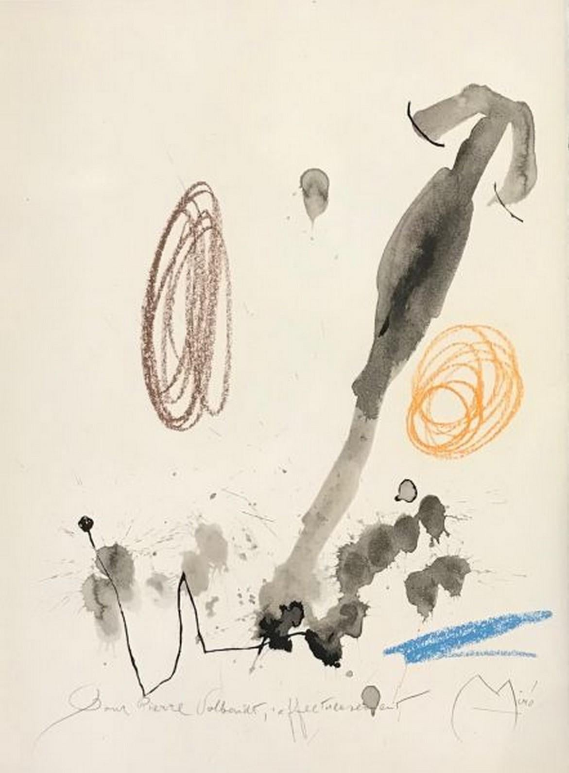 Joan Miró Abstract Print -  Quelques fleurs pour des amis 