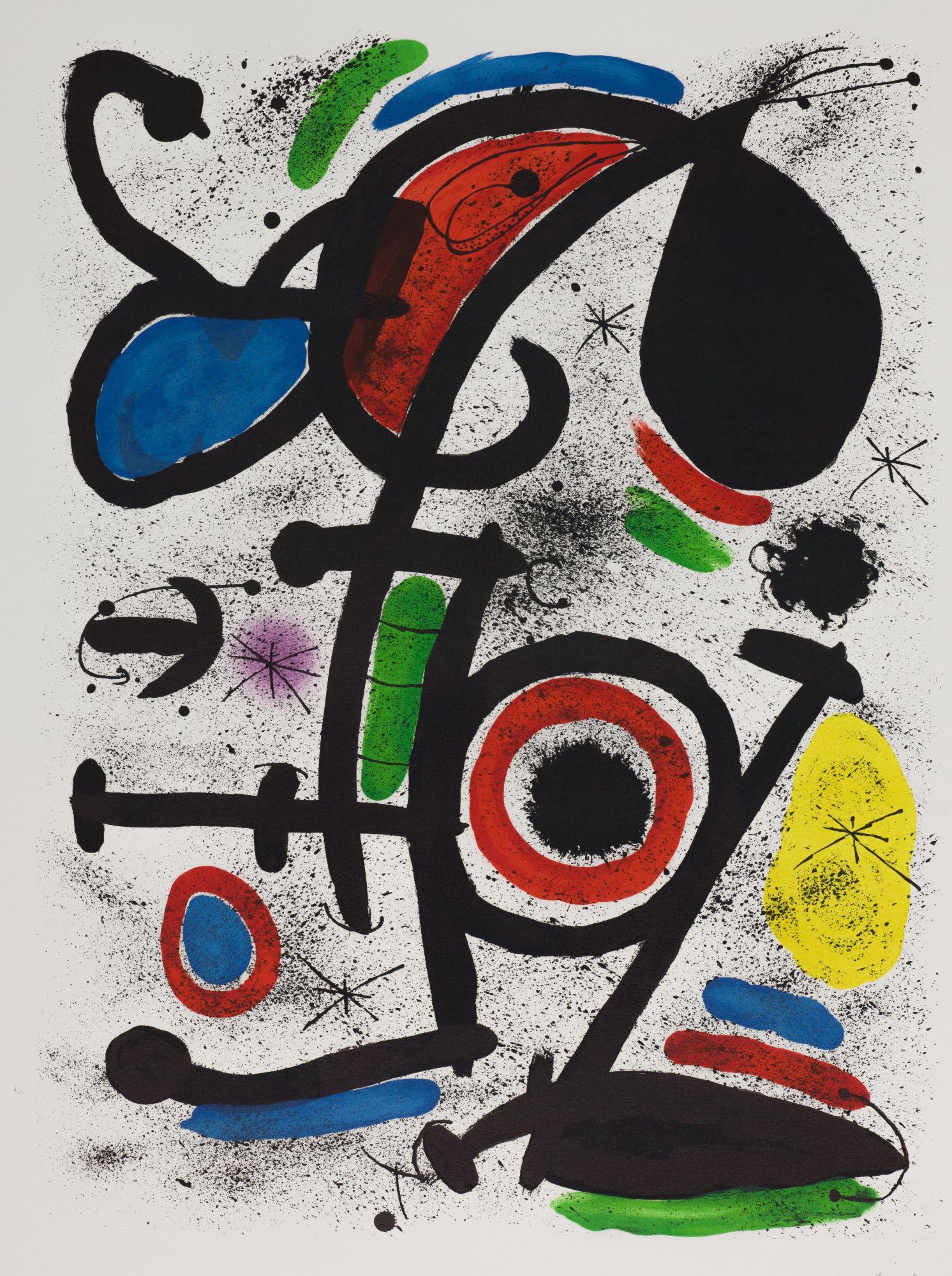 Querelle d'Amoureaux II (Allegro Vivace, M.1234), 1981 - Modern Print by Joan Miró