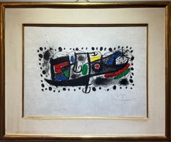 RARE 1969 “KATALONION” Rice Paper Pencil Signed Lithograph