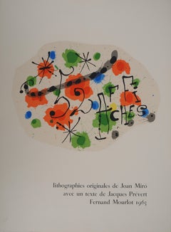 Red Composition, Preface to 52 Affiches - Original Lithograph (Cramer #84)