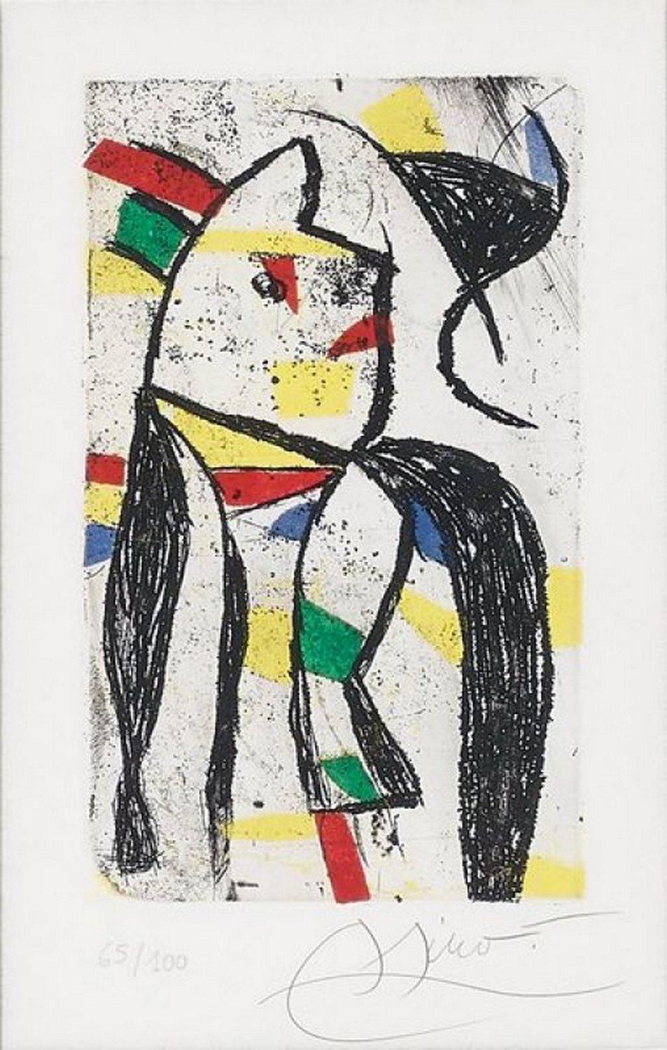 Joan Miró Abstract Print - Ruban 