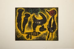 Saccades (D 331), Etching by Joan Miro