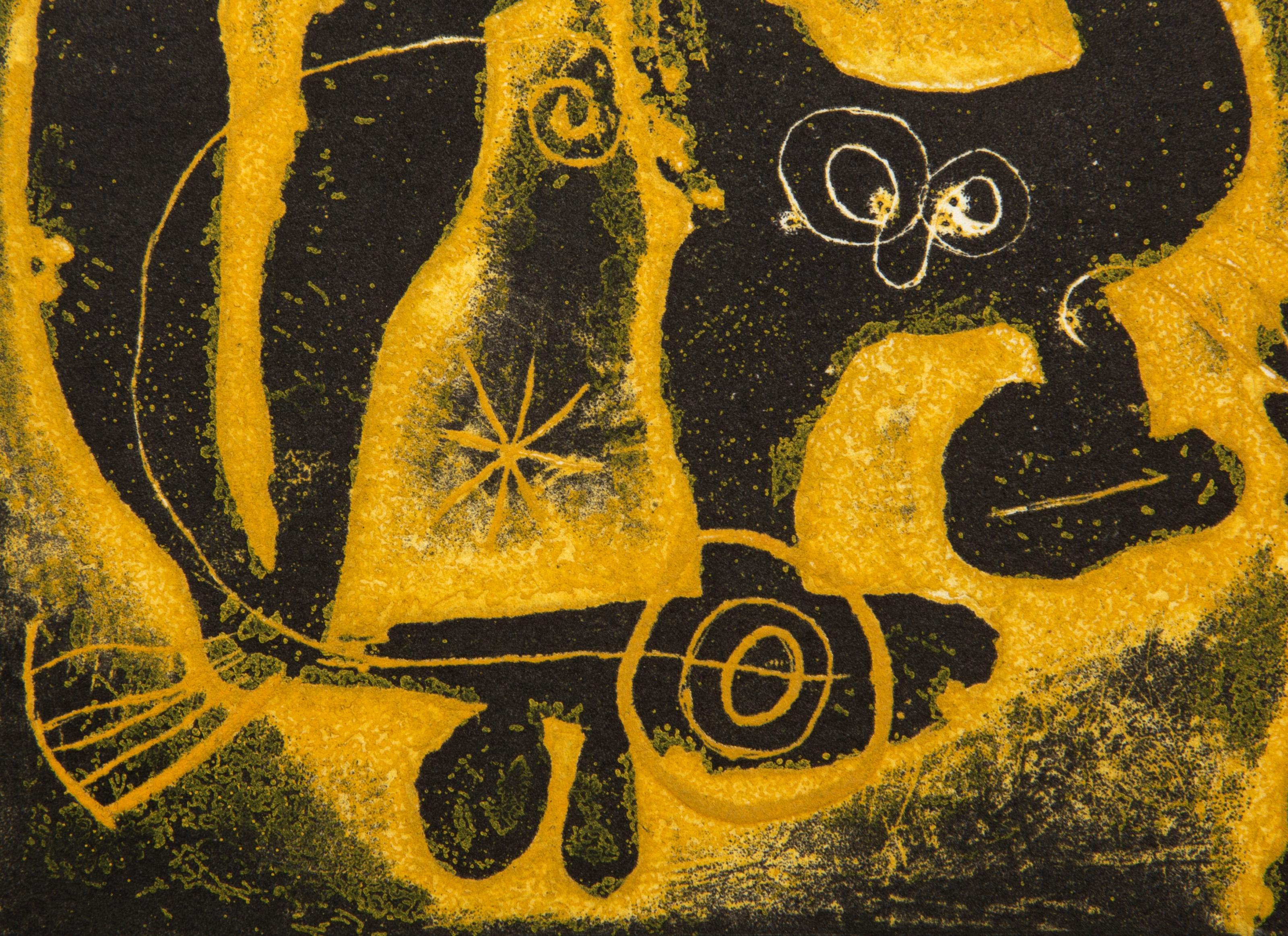 Saccades (D 331), Etching by Joan Miro 1