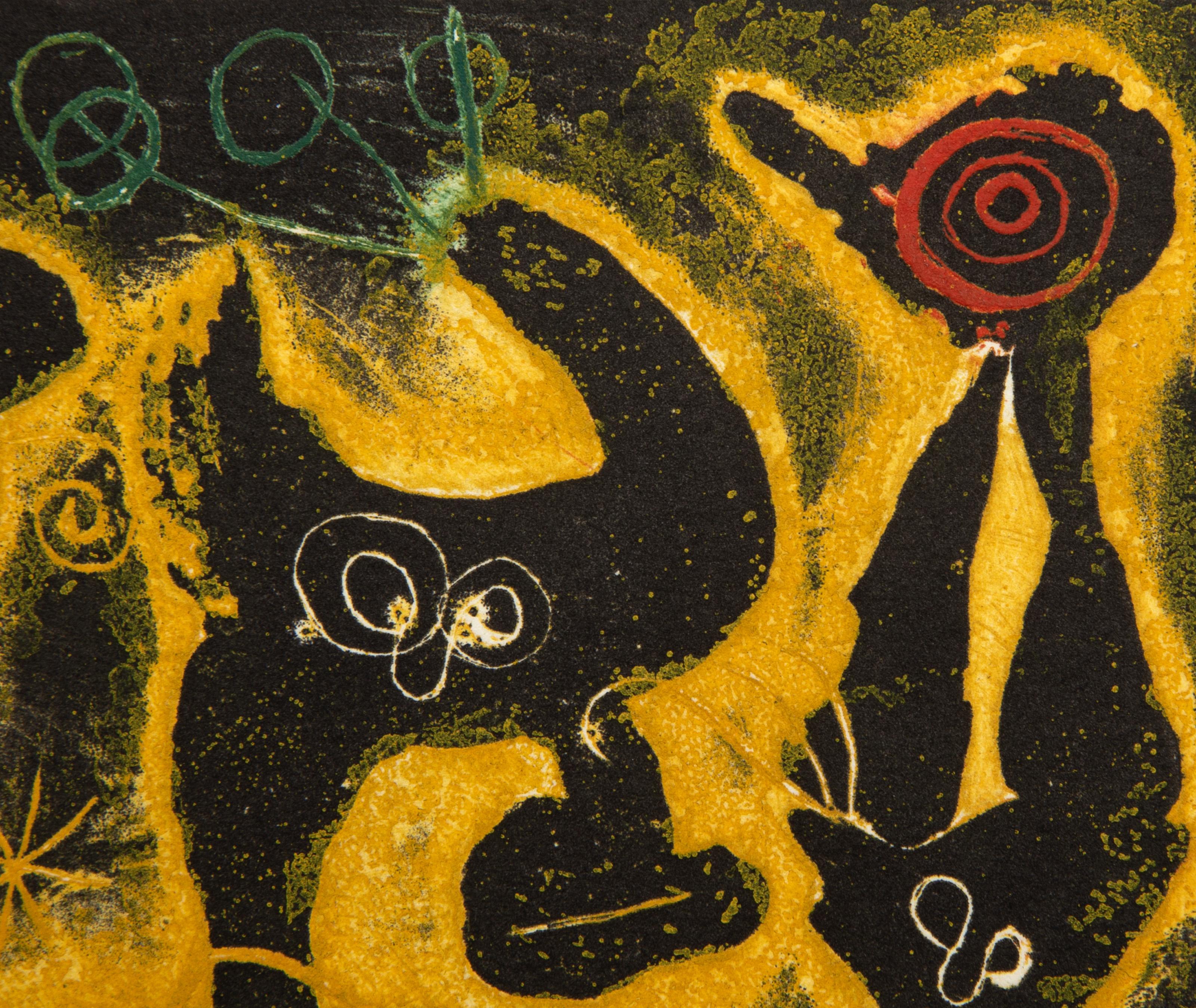 Saccades (D 331), Etching by Joan Miro 3
