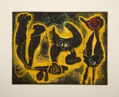 Saccades (D 331), Etching by Joan Miro