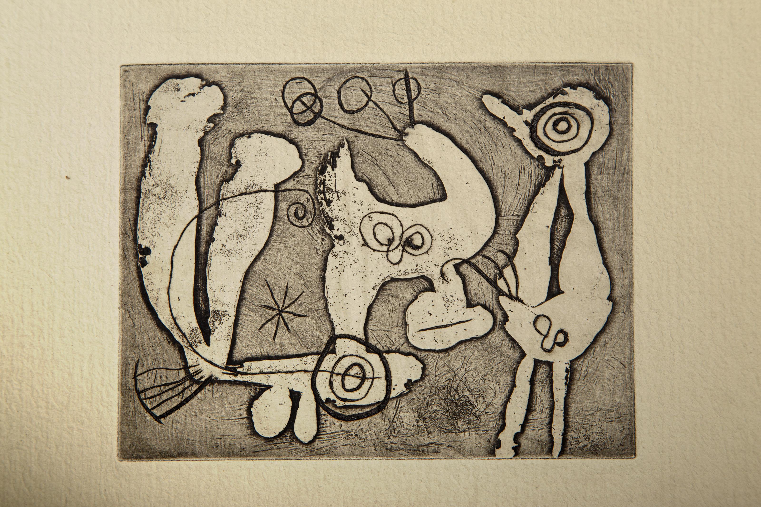 Saccades (D 335), Etching by Joan Miro - Modern Print by Joan Miró