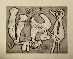 Saccades (D 335), Etching by Joan Miro