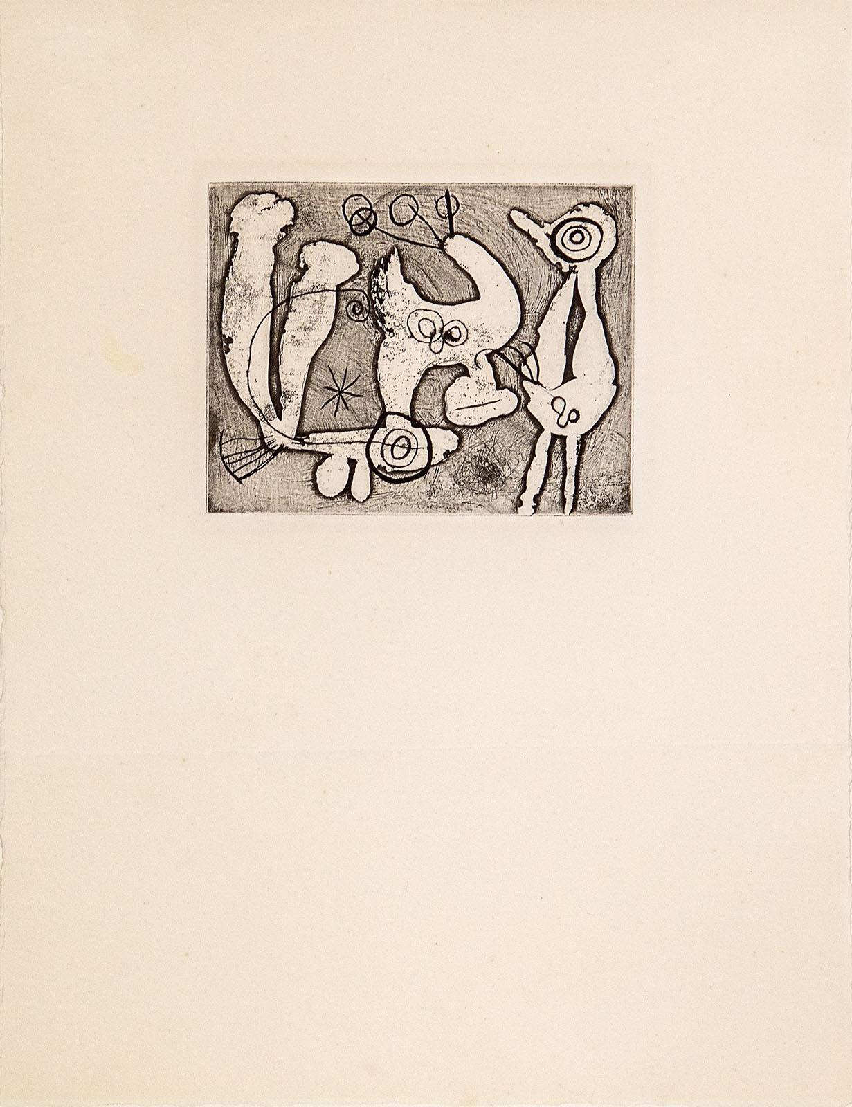 Joan Miró Abstract Print - Saccades XXIII