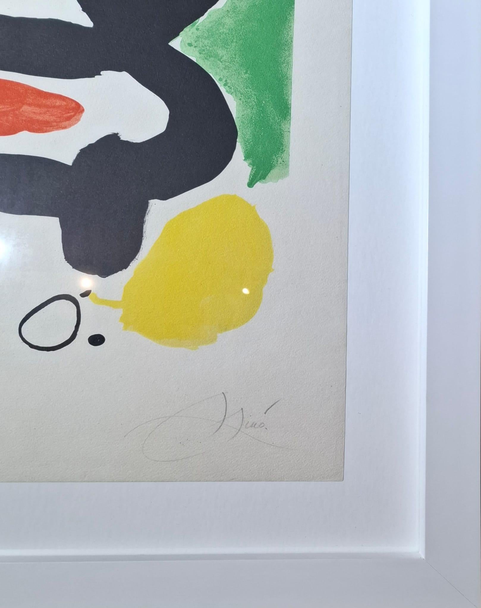 Auror: Joan Miró
Título: Sala Pelaires.
Anno: 1.970.
Tecnica: Litografia. Firmada a mano.
Tiratura di 75 esemplari 
Medidas: 77 x 55,5 cm.