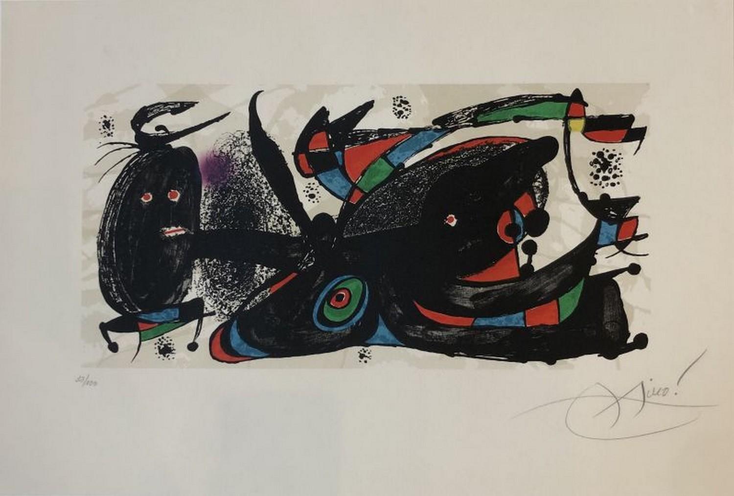 Joan Miró Abstract Print – Bildhauer 
