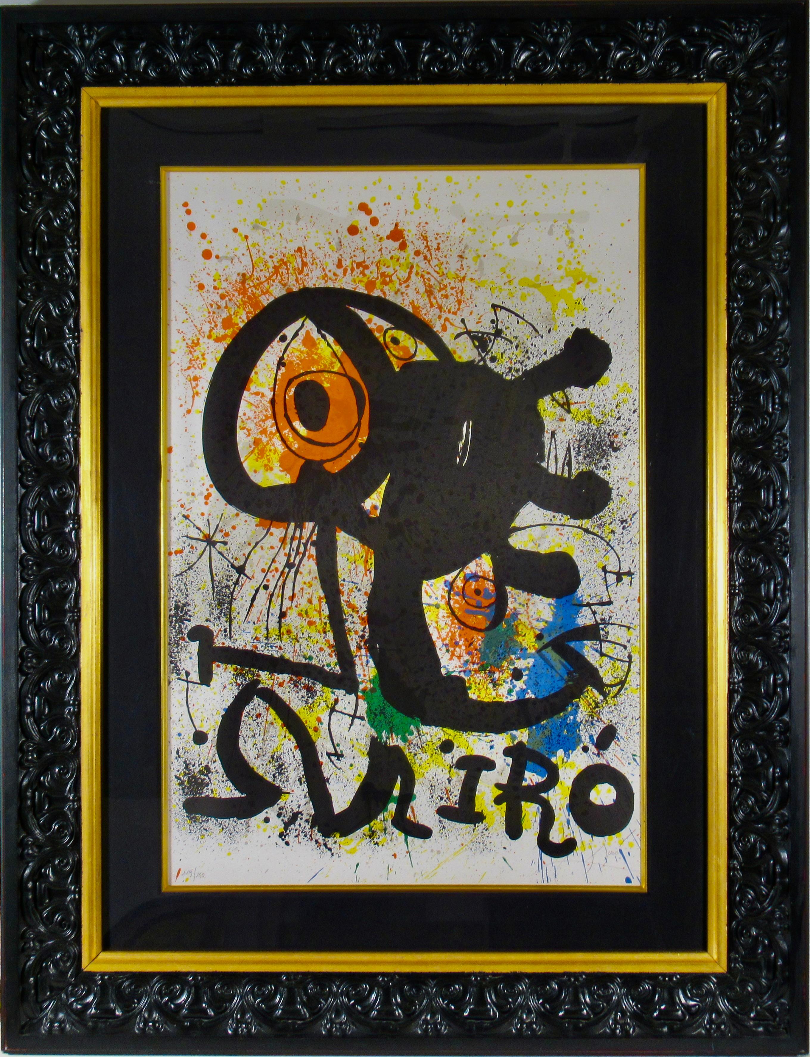 Abstract Print Joan Miró - Sculptures et céramiques