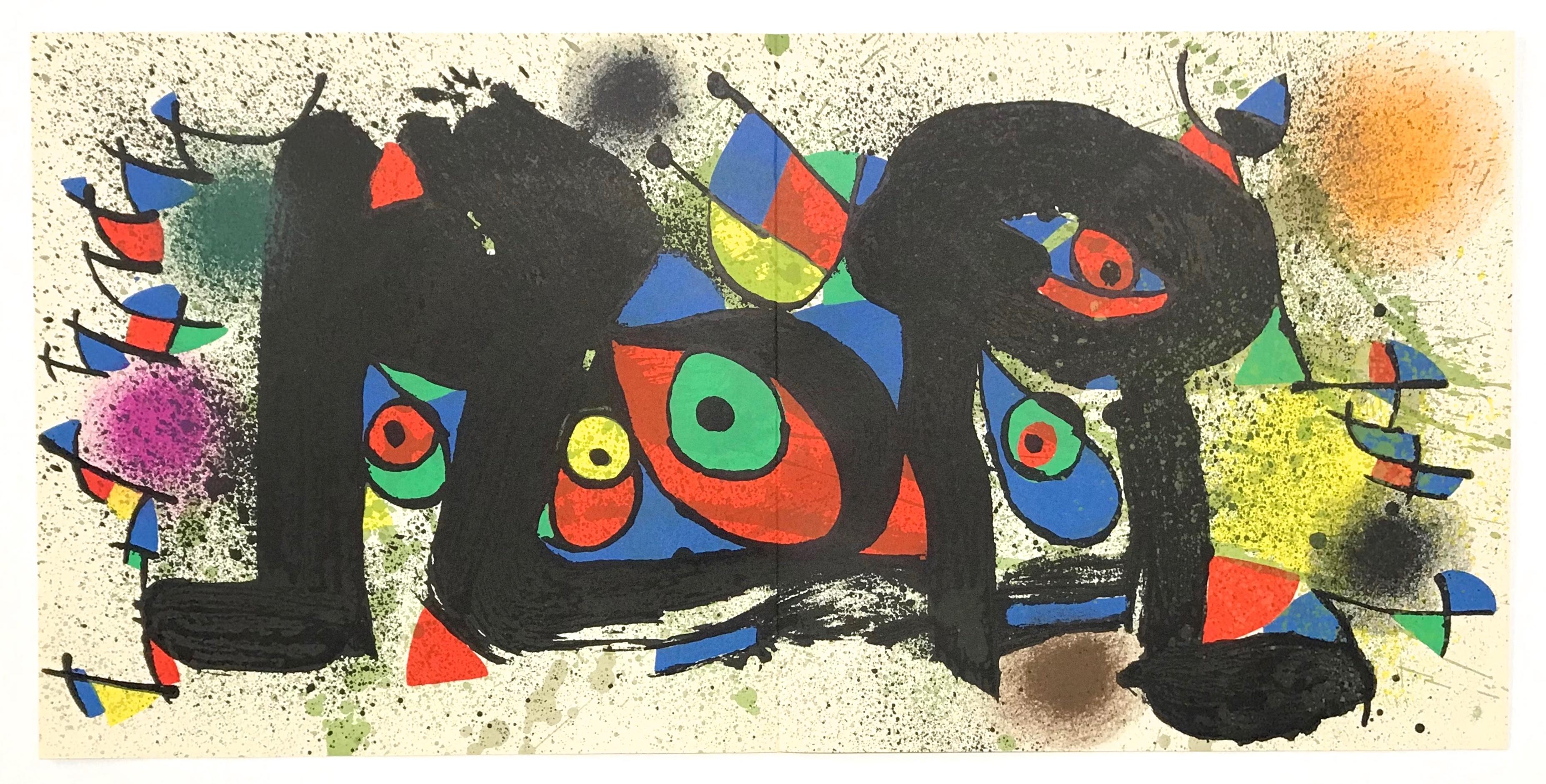 "Sculptures I" original lithograph - Print by Joan Miró