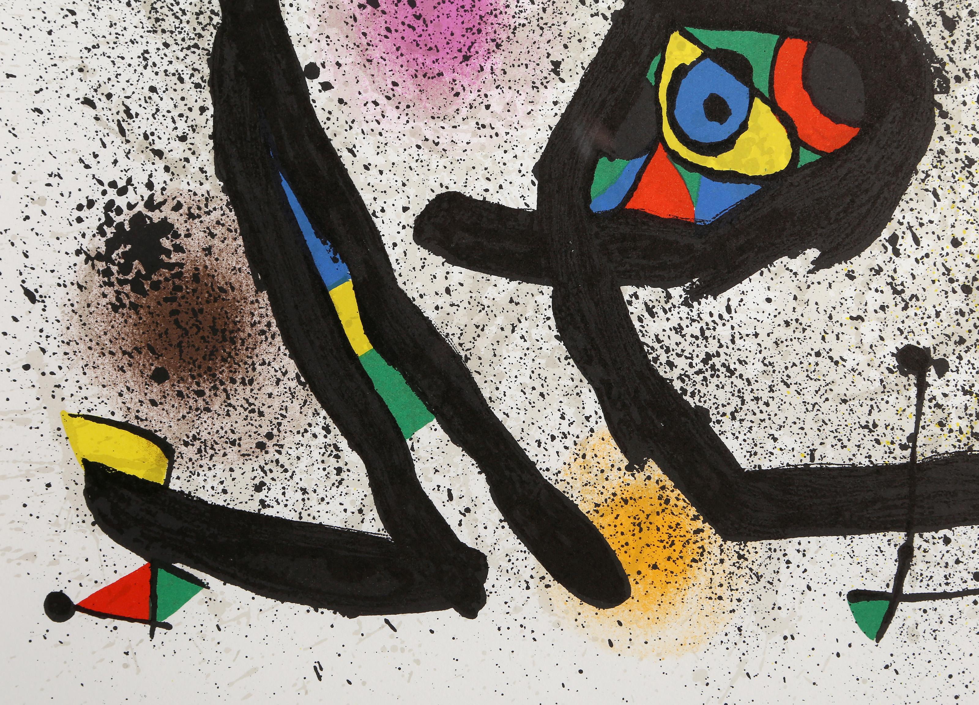 Sculptures (M. 950), Abstract Expressionist Lithograph by Joan Miro - Print by Joan Miró