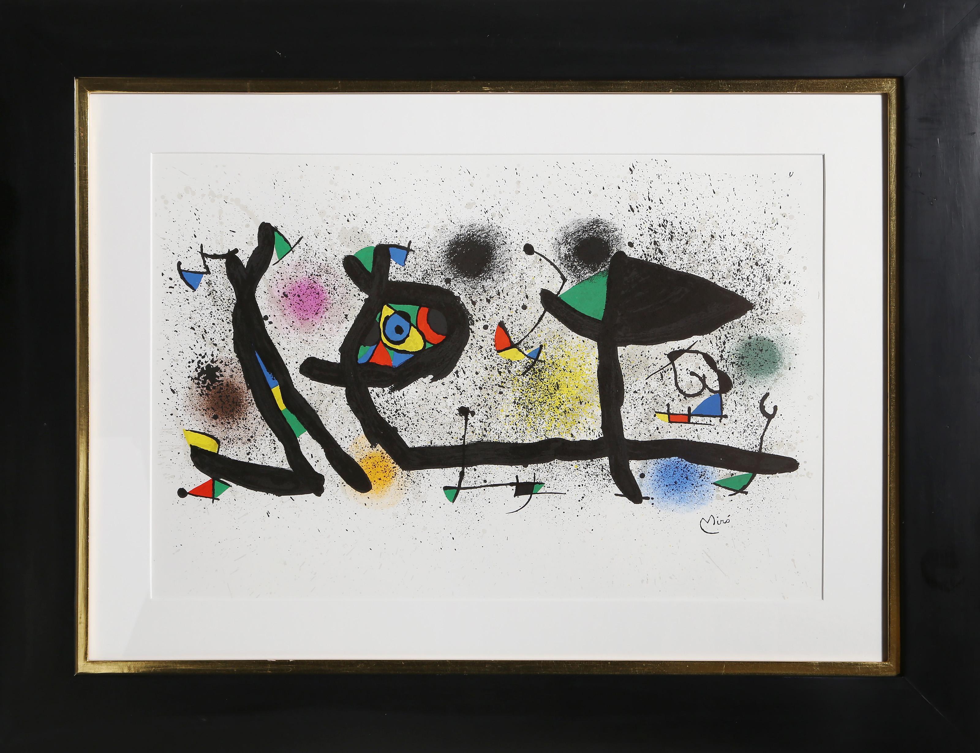 Joan Miró Abstract Print - Sculptures (M. 950), Abstract Expressionist Lithograph by Joan Miro