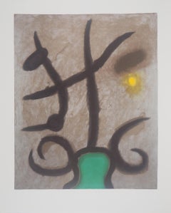 Seated Woman, Signed lithograph