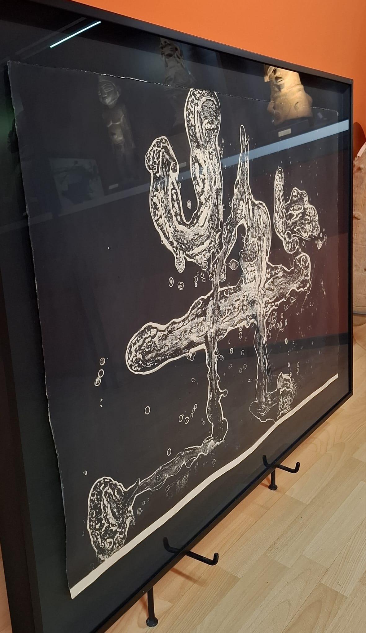 Joan Miró “Barcelona Series” 1972
Etching, aquatint and carborundum engraving. 
Copy “Bona tiré”.
Signed and justified in pencil 
Work reflected in Miró engraver vol.II, pag.228/nº593
87 x 122 cm.