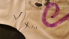 Serie III Radierung von Joan Miró, Abstrakter Expressionist, signiert, 1953