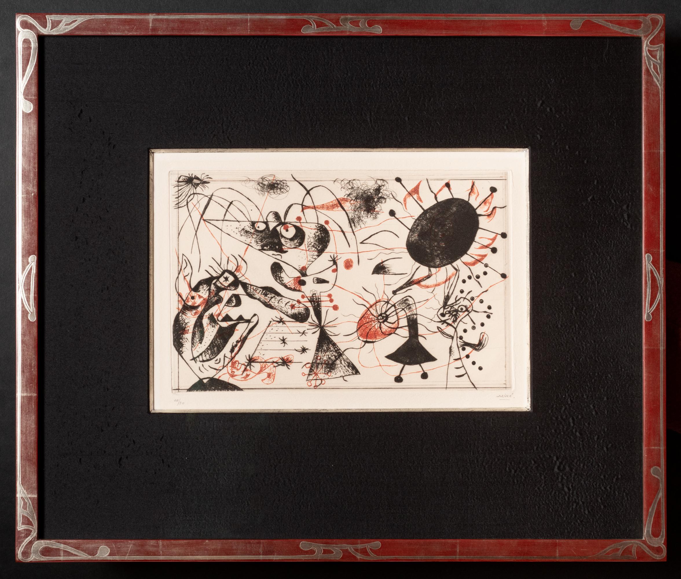 Série Noire et Rouge – Print von Joan Miró