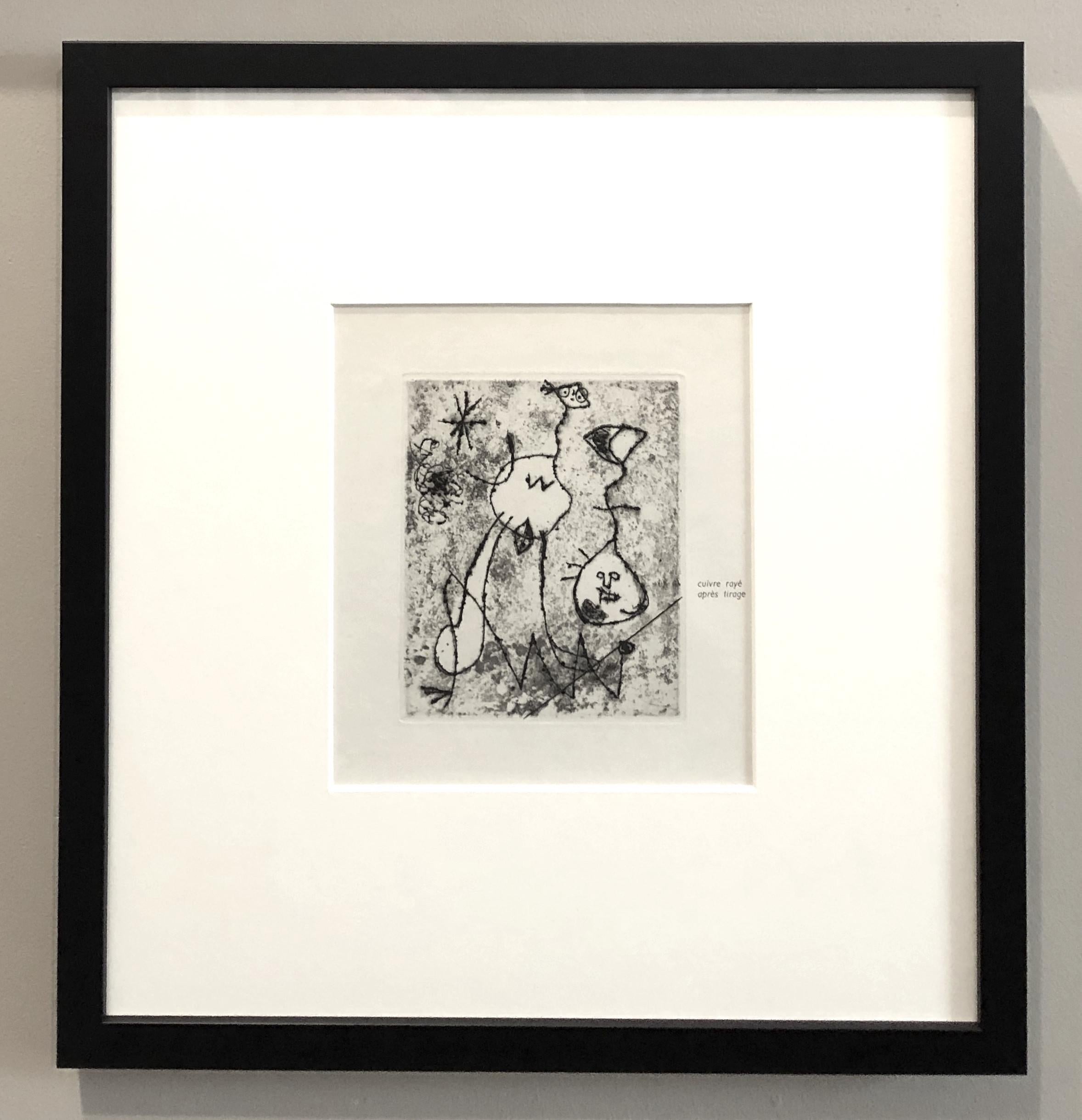 Joan Miró Figurative Print - Serie V