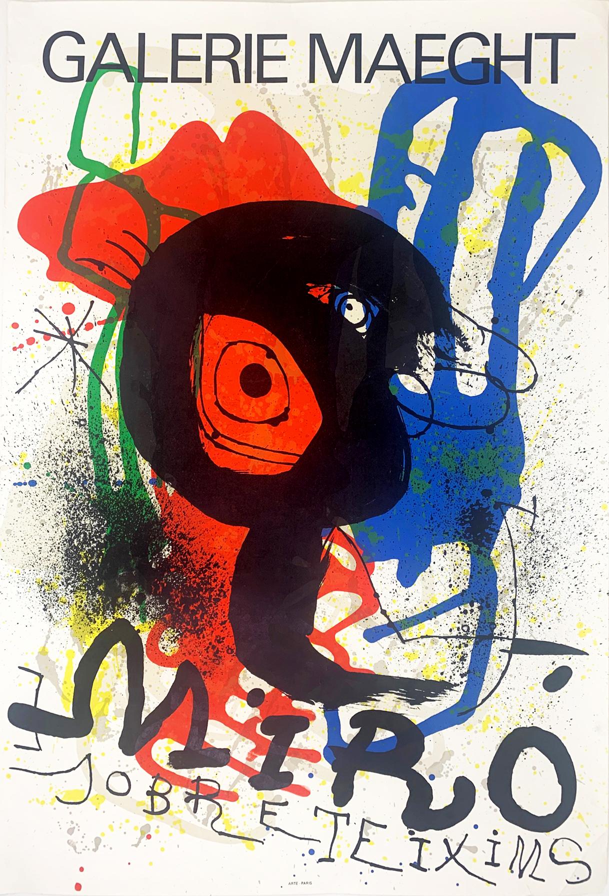 Joan Miró Abstract Print – Sobreteixims