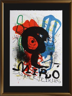 Sobreteixims, Framed Lithograph by Joan Miro 1973