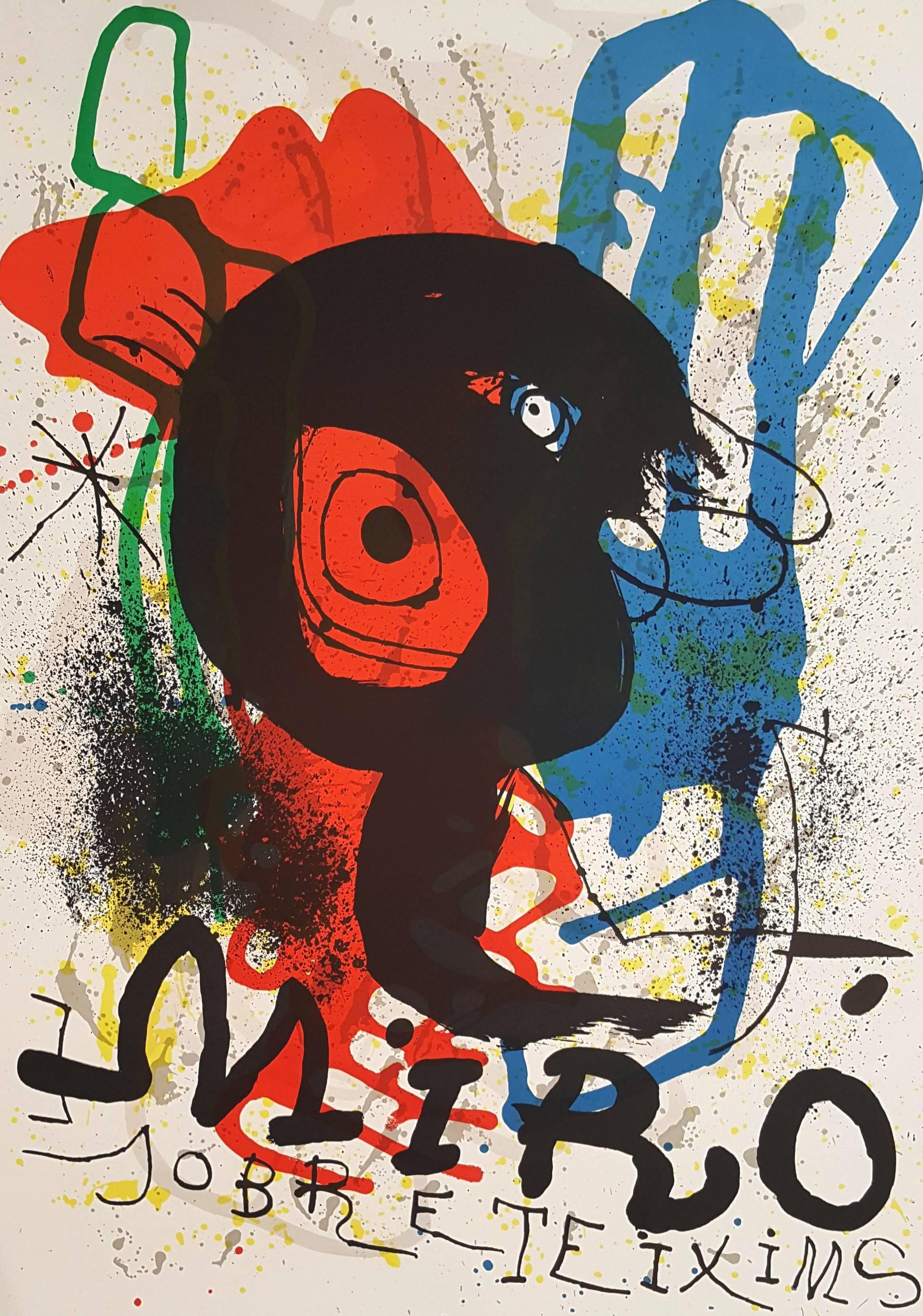 Joan Miró Abstract Print - Sobreteixims - Original Lithograph Handsigned and Numbered 