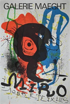 Sobreteixims -Vintage Lithographic Poster After Joan Miró - 1973