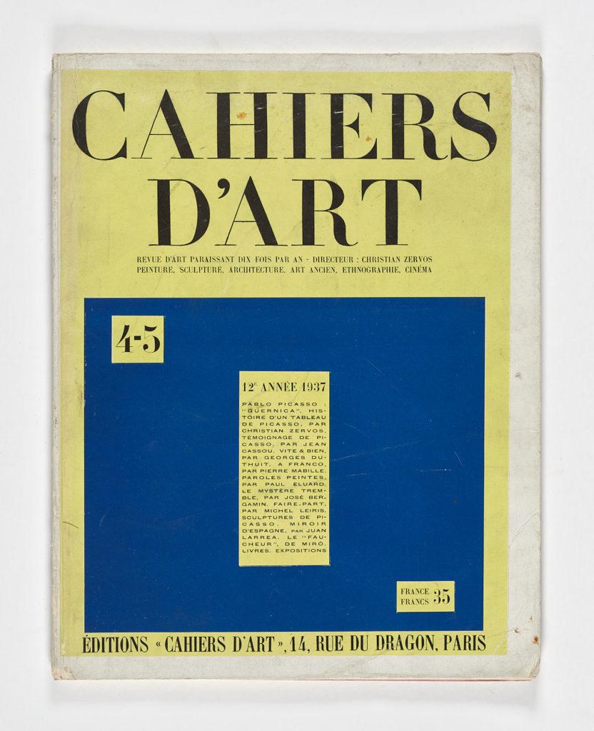 Joan Miro (Spain, 1893-1983)
'Aidez L'Espagne (Aid to Spain)', 1937
Pochoir (color templates) on Paper (Cahiers d'Art magazine Nº4-5)
12.5 x 9.7 in. (31.5 x 24.5 cm.)
Stain, unframed
ID: MIR1225-053
Original Graphic Work signed on an unnumbered