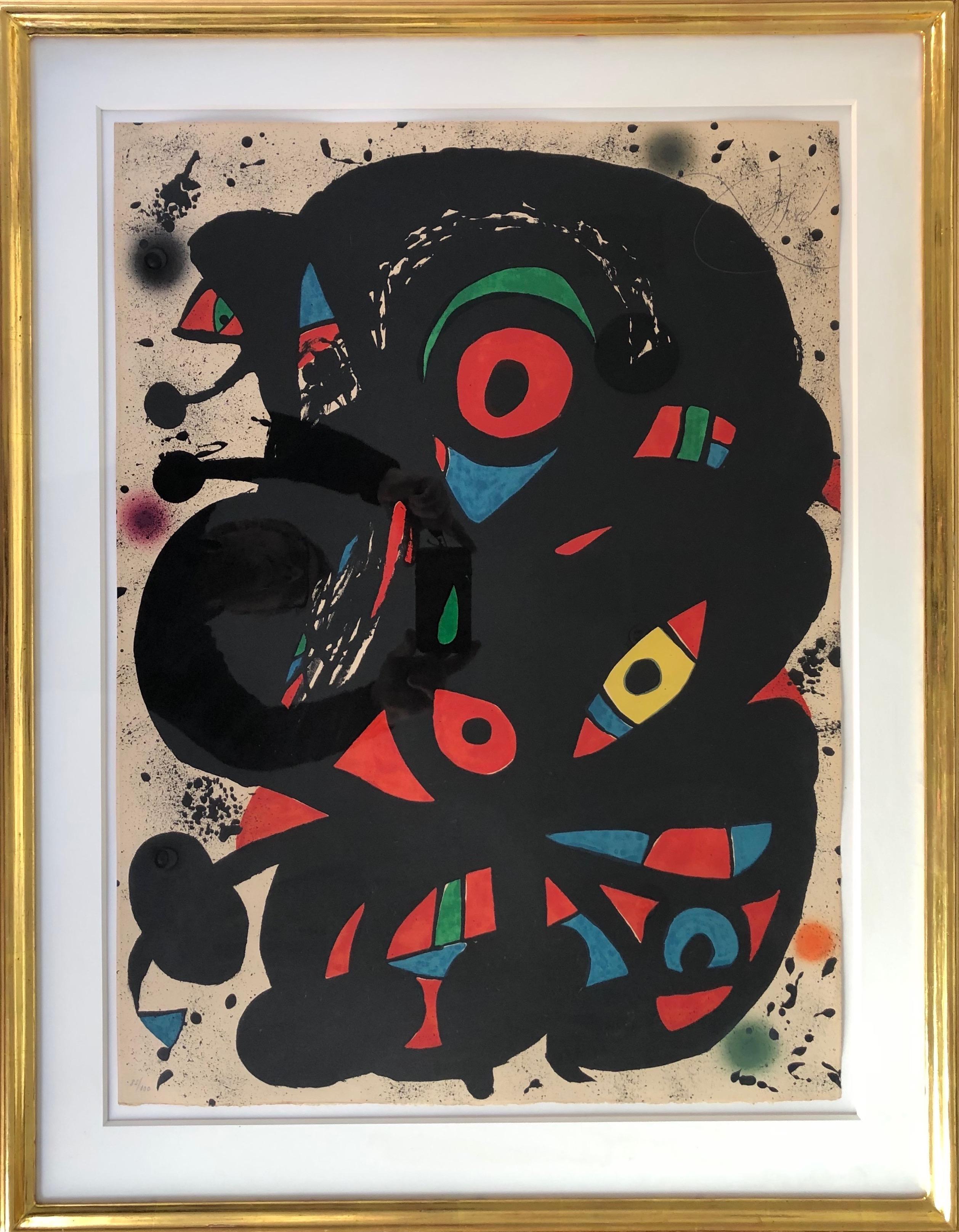 Joan Miró Abstract Print - Strindberg Mappen 