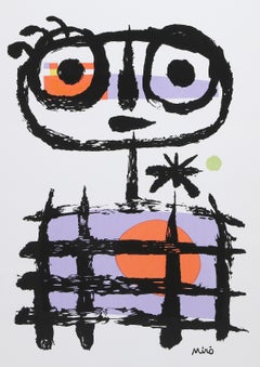 Sun Eater, Surrealist Screenprint Poster after Joan Miro