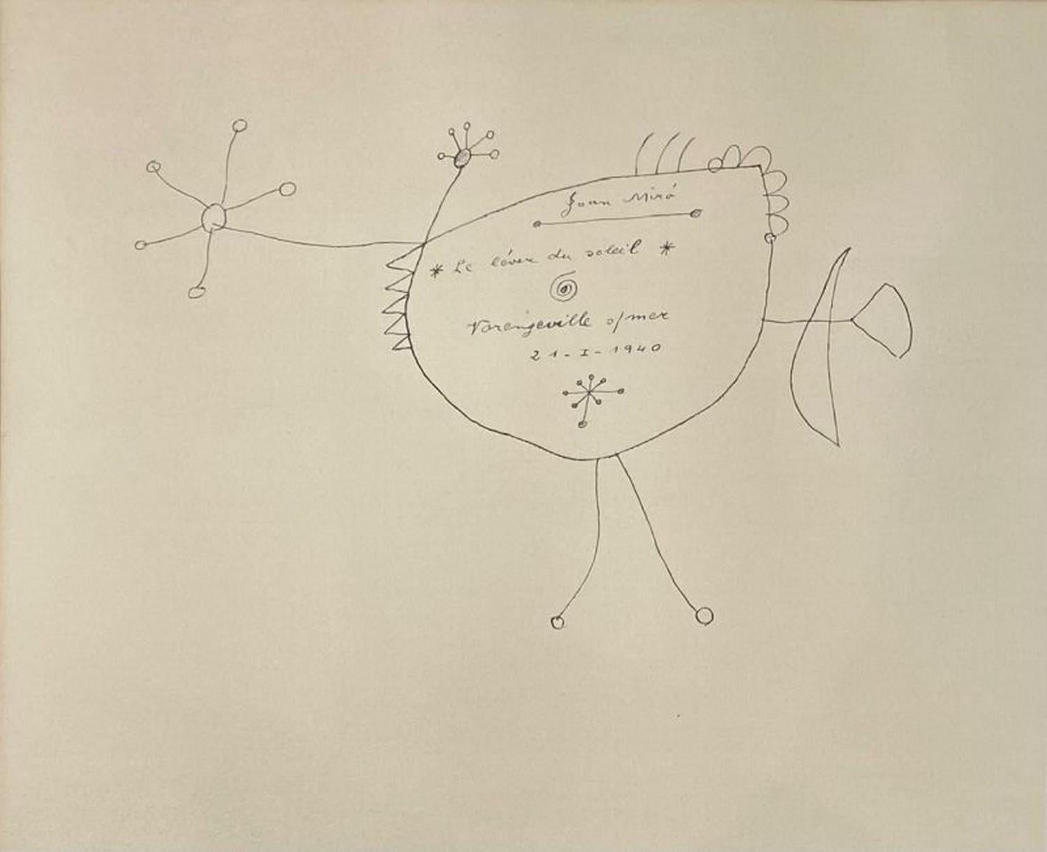Sunrise (Constellations)  - Print by Joan Miró