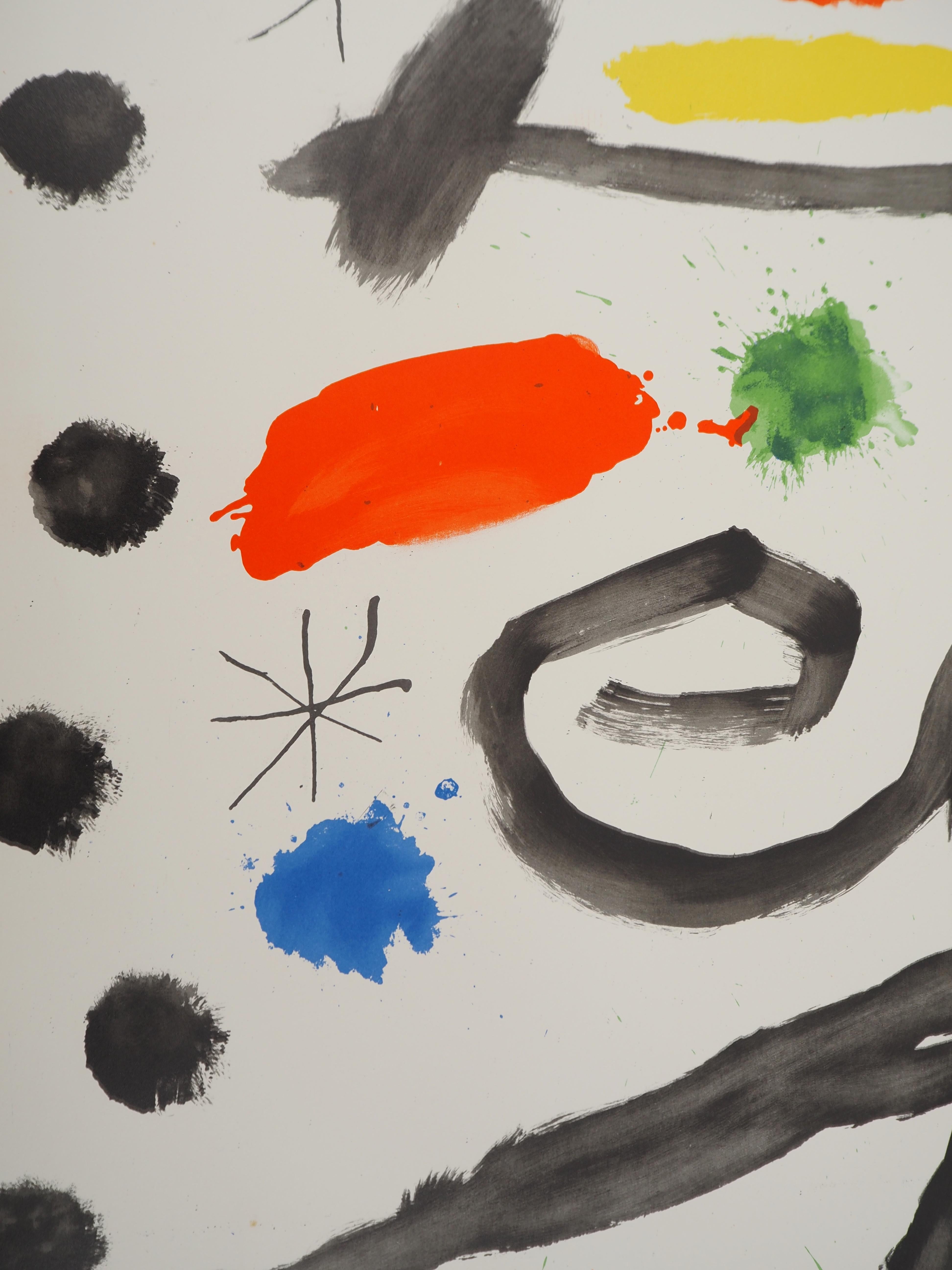 Surrealistische Komposition – Originallithographie (Mourlot #355) im Angebot 2