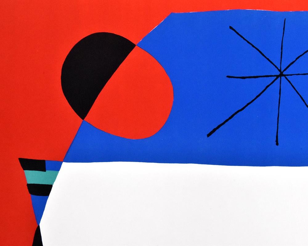 Terres de grand feu, 1956 - Print by Joan Miró