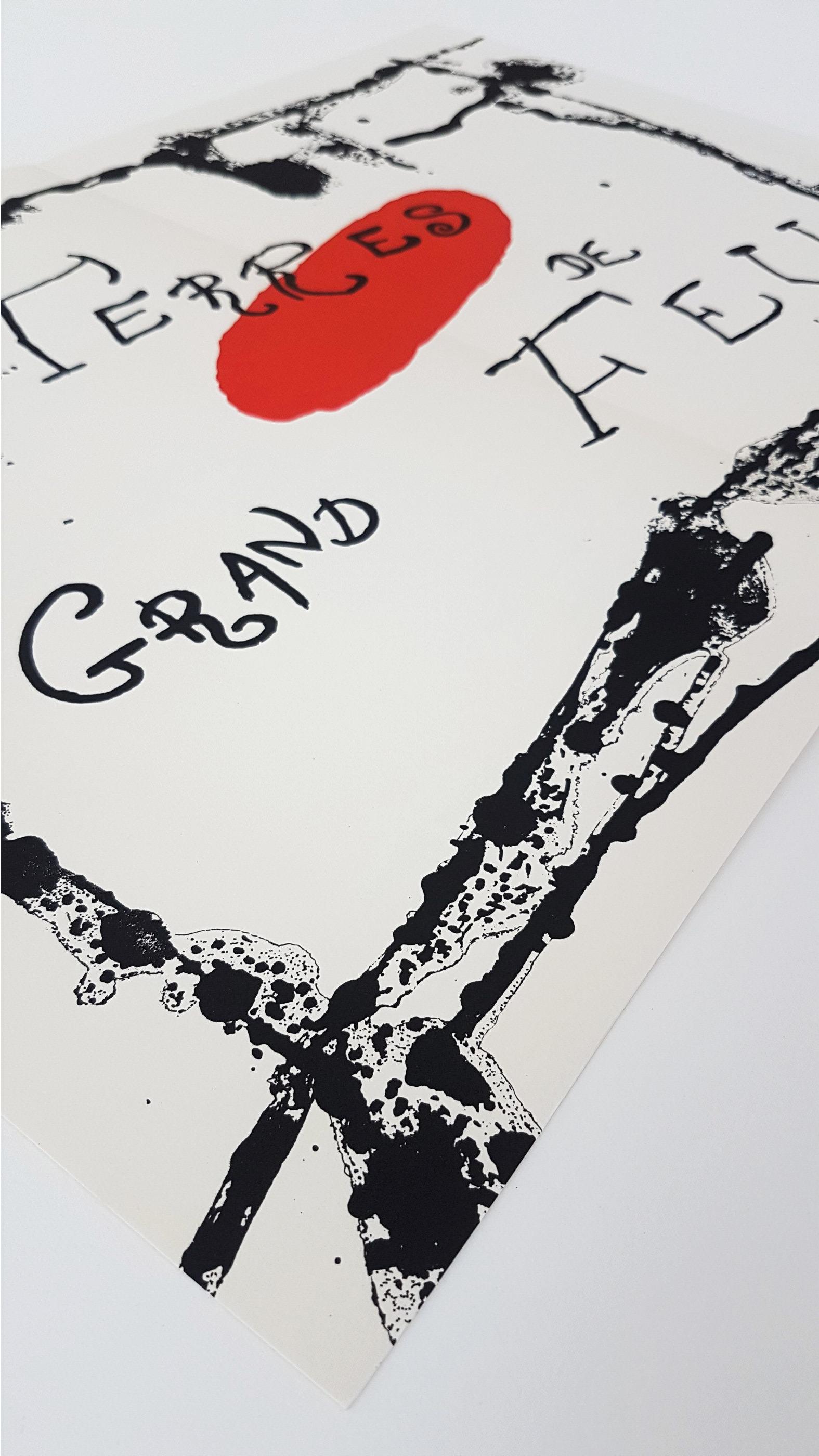 Terres Grandes de Feu (une assiette d'Artigas) - Moderne Print par Joan Miró