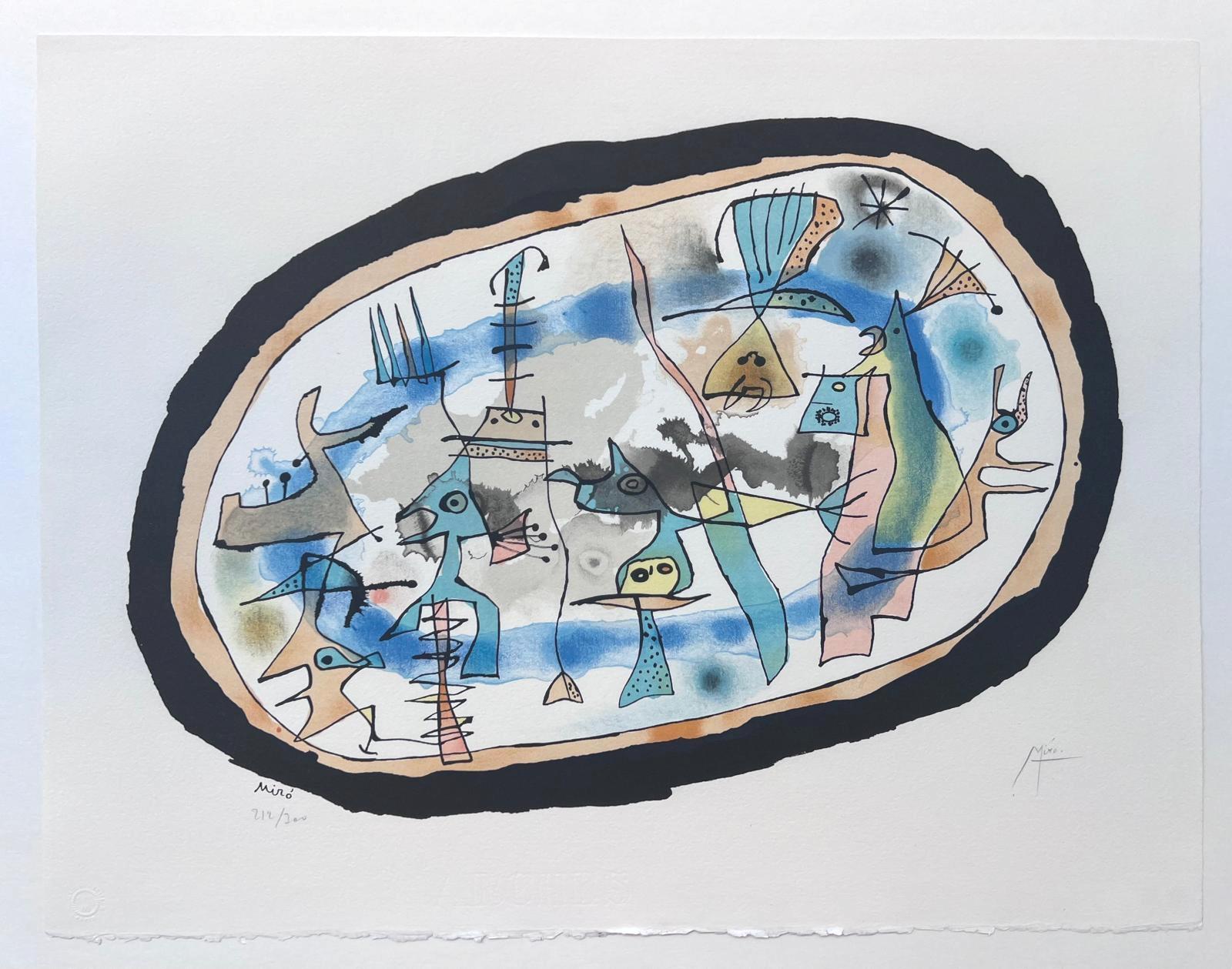 The Birth of the Day – Print von Joan Miró