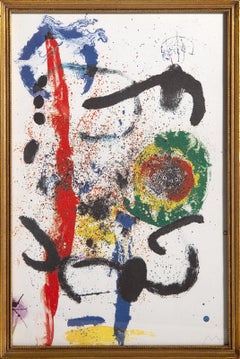 La cascata da Indelible Miro, litografia offset surrealista di Joan Mirò