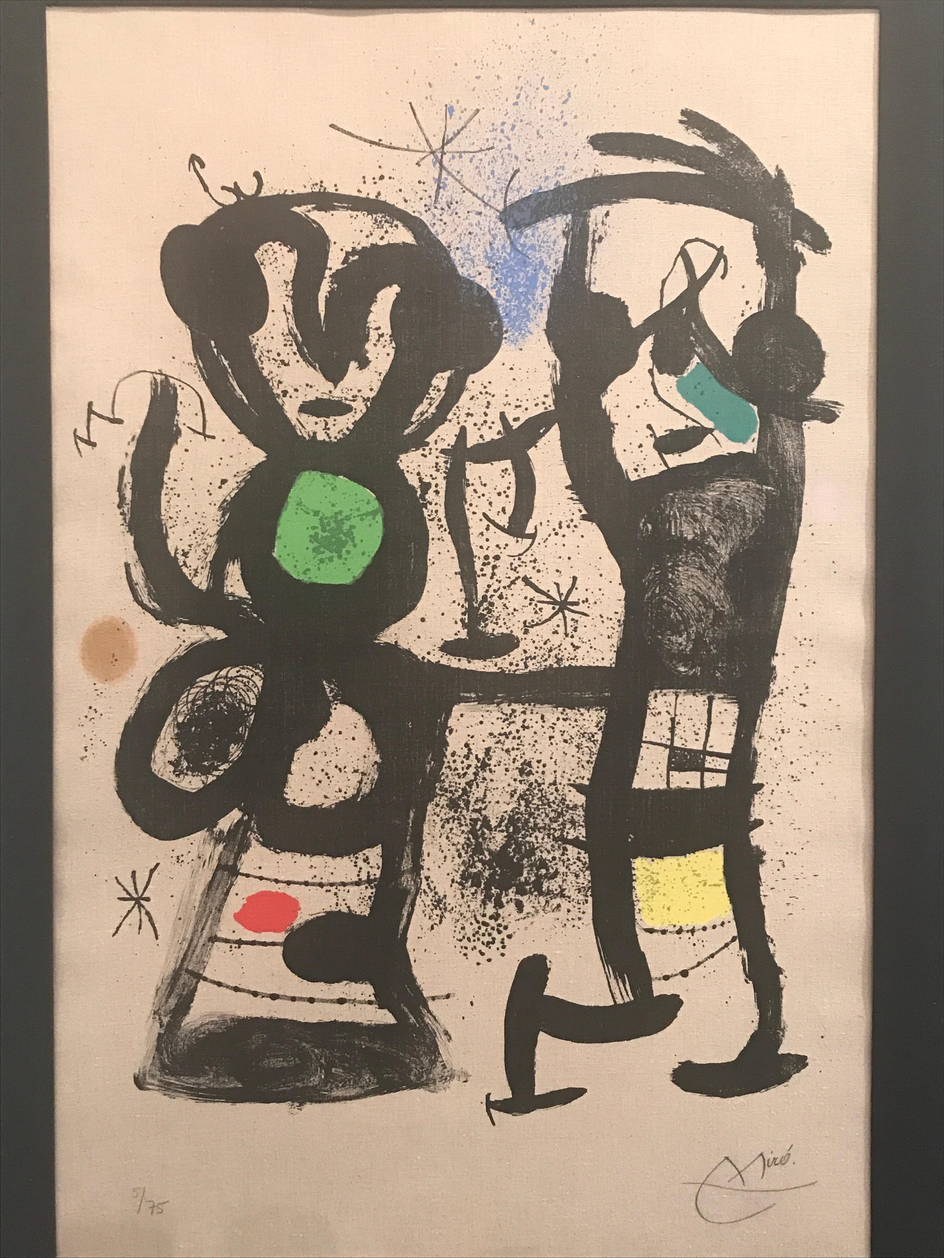 The Conversation - Print by Joan Miró
