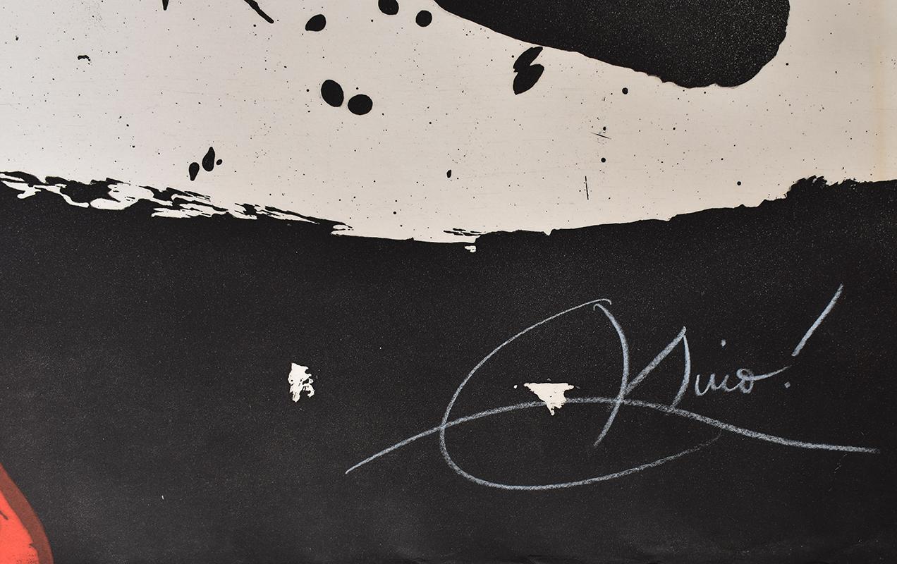 Der Verurteilte und sein Komponist (Surrealismus), Print, von Joan Miró