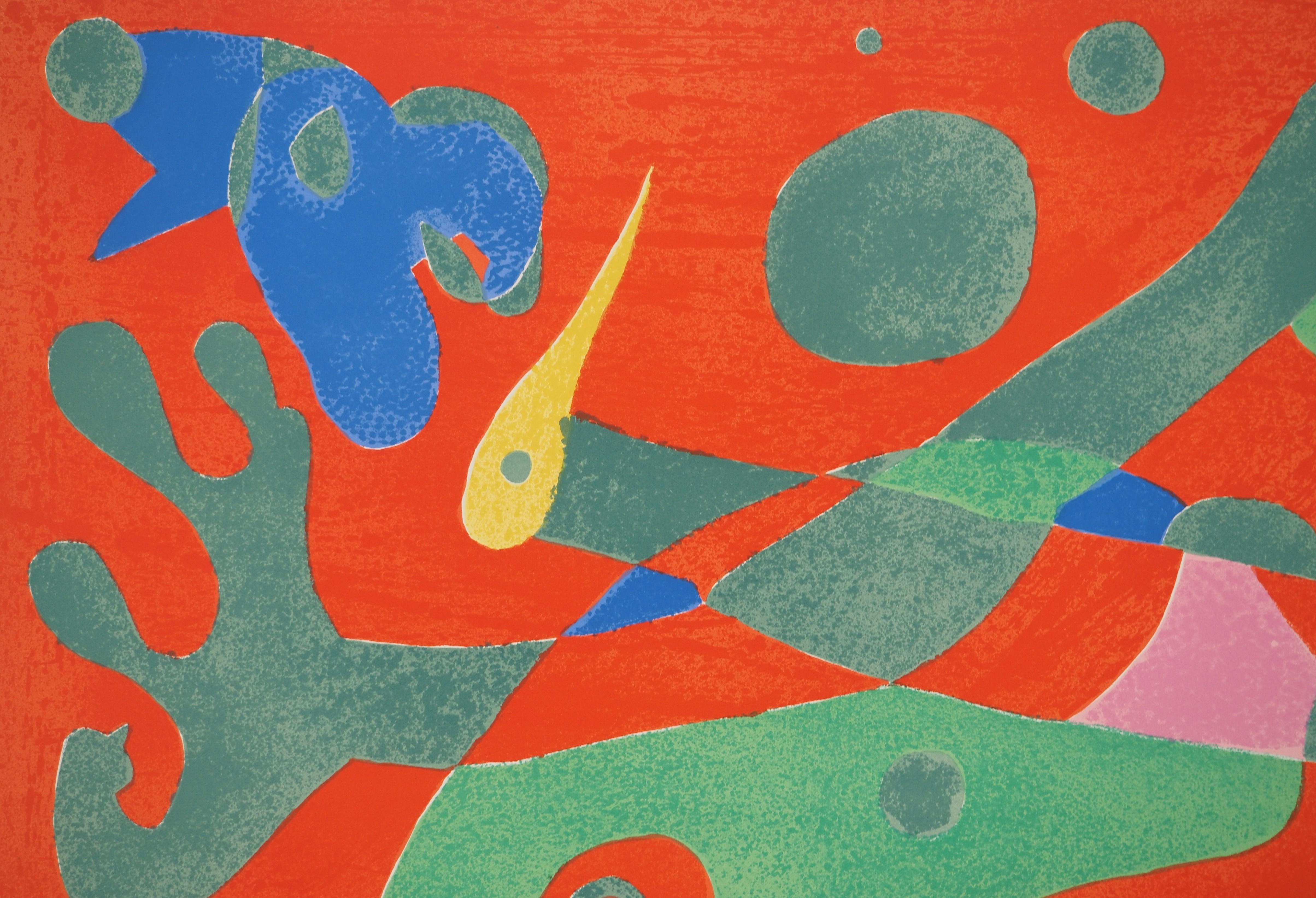 Joan MIRO
Der grüne Drache, König Ubu, 1966

Original-Lithographie (Atelier Mourlot, Paris)
Vorzeichenlos
Nummeriert / 75 Exemplare
Auf Arches Vellum 54 x 75 cm (ca. 21,2 x 29,5 in)

REFERENZ : Gesamtkatalog Mourlot / Maeght #420

INFORMATION :