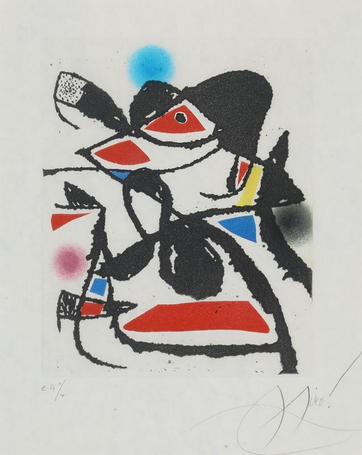 Abstract Print Joan Miró - Le marteau sans maître 