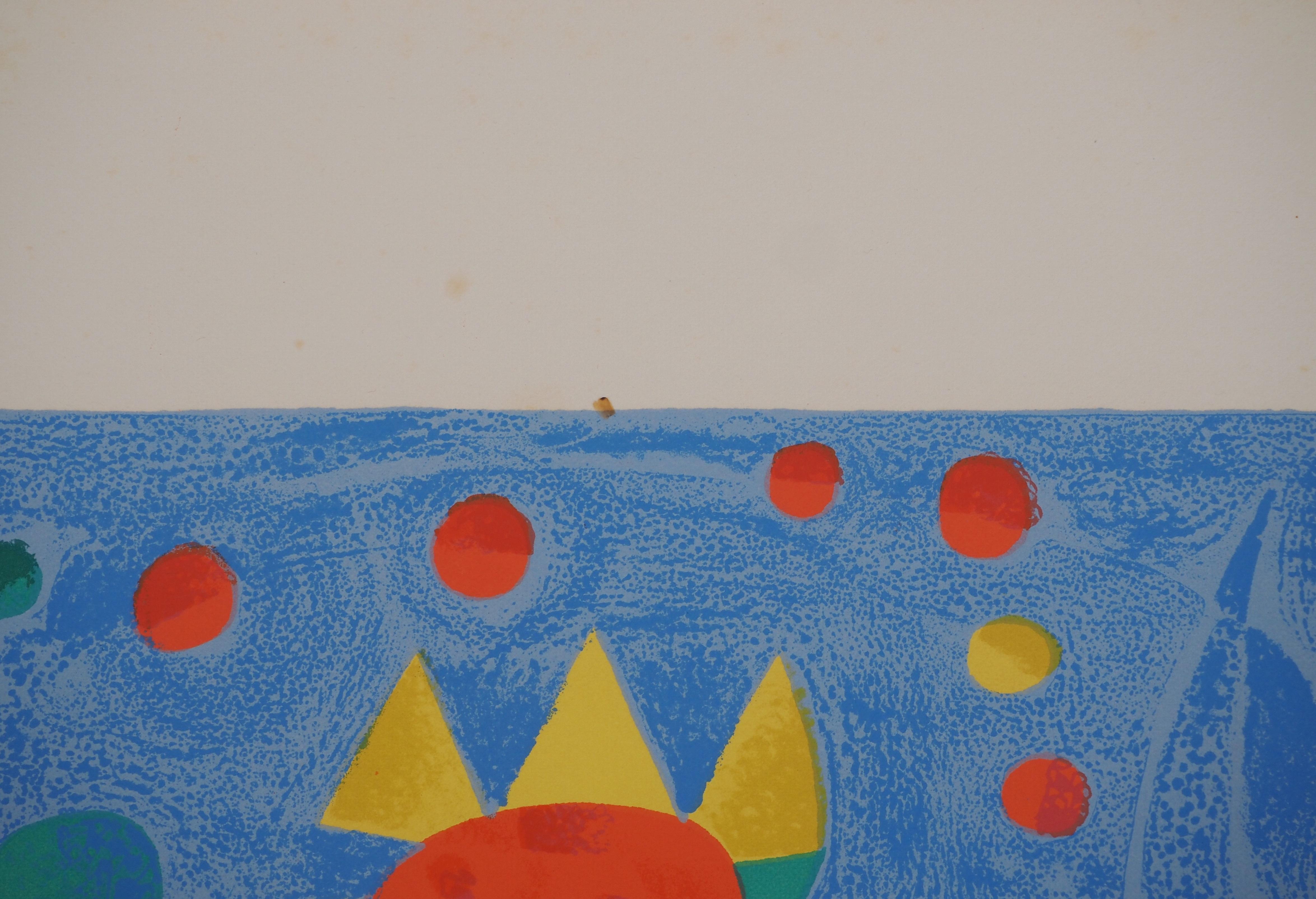 The King's Feast, King Ubu - Original Lithograph (Maeght #399) For Sale 2