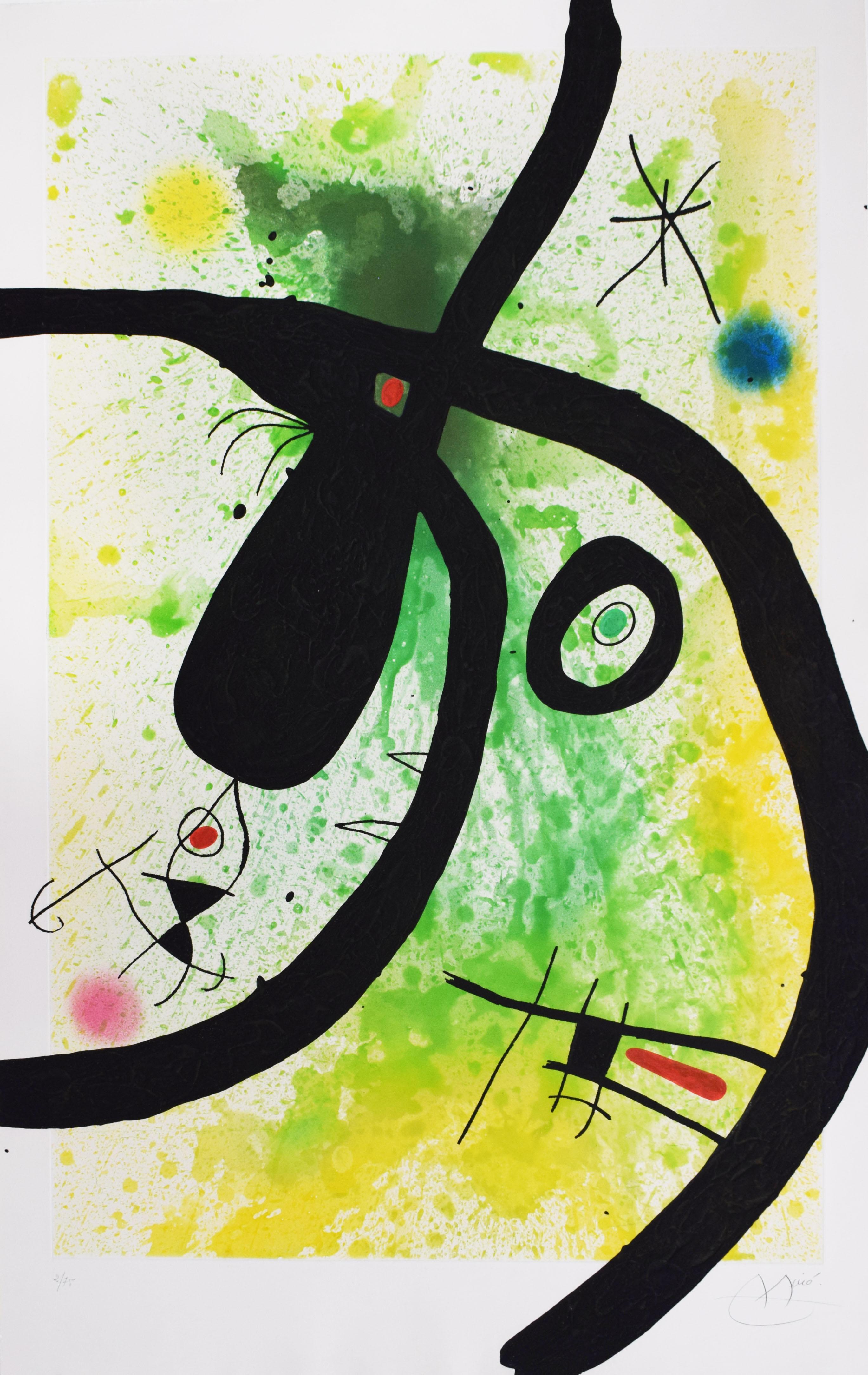 Joan Miró Abstract Print - The Octopus Hunter - Spanish Surrealism