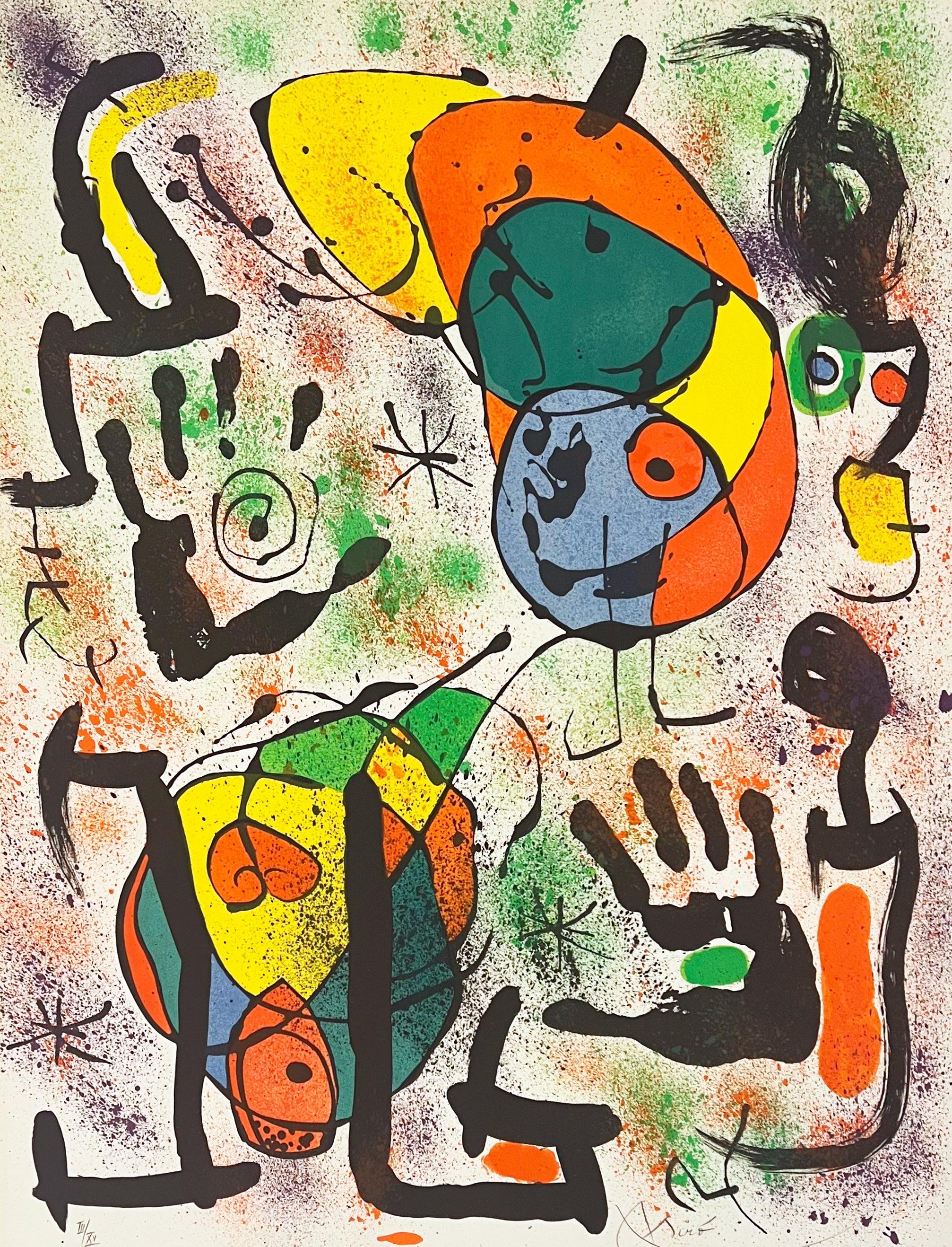 The Seers, Plate 6 - Print by Joan Miró
