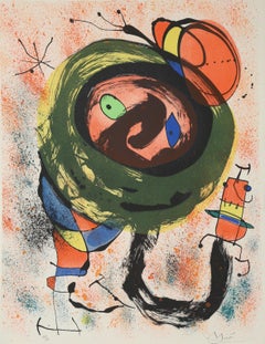 The Seers V, Abstract Lithograph